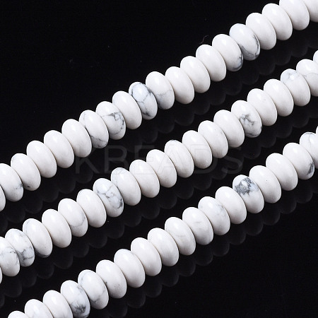 Synthetic Howlite Beads Strands G-S366-116-1
