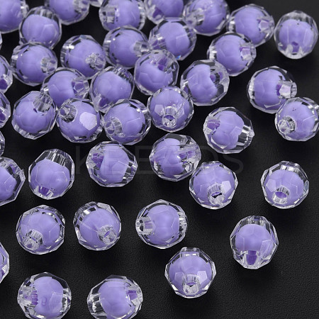 Transparent Acrylic Beads TACR-S152-17A-SS2114-1