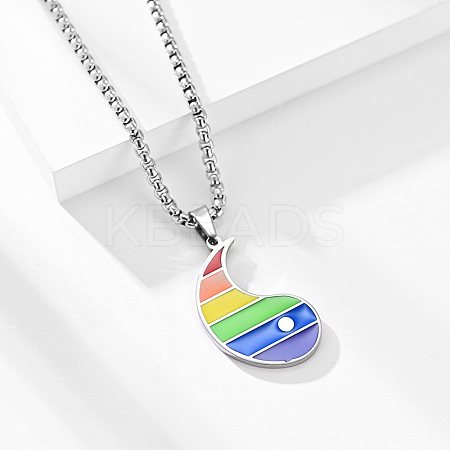 Rainbow Pride Necklace LS-STAS-M292-02P-1