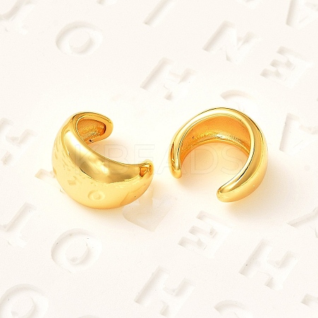 Rack Plating Brass Cuff Earrings for Women LS-EJEW-H091-17G-1