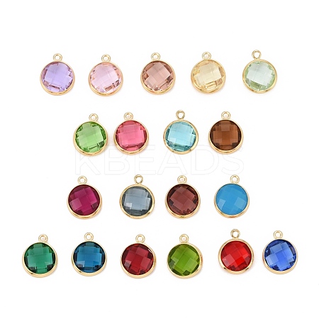 Glass Charms KK-C228-02G-M2-1