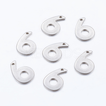 Tarnish Resistant 201 Stainless Steel Pendants LS-STAS-F128-01P-6-1-1