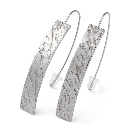Non-Tarnish 304 Stainless Steel Dangle Earrings for Women EJEW-D085-01P-01-1
