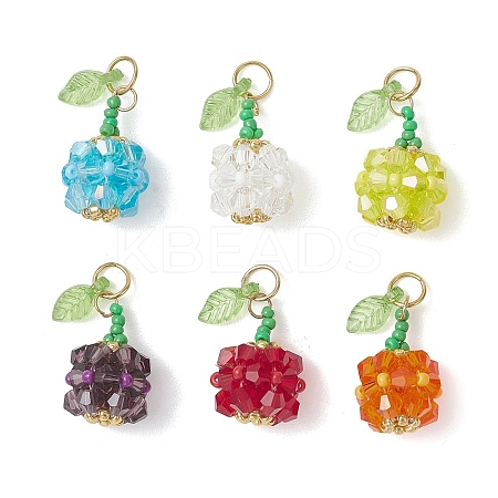 Glass Pendants PALLOY-MZ01248-1