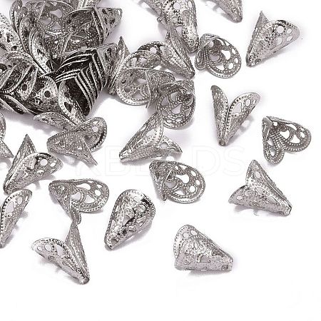 Non-Tarnish Apetalous 316 Surgical Stainless Steel Cone Bead Caps LS-X-STAS-M257-02-1