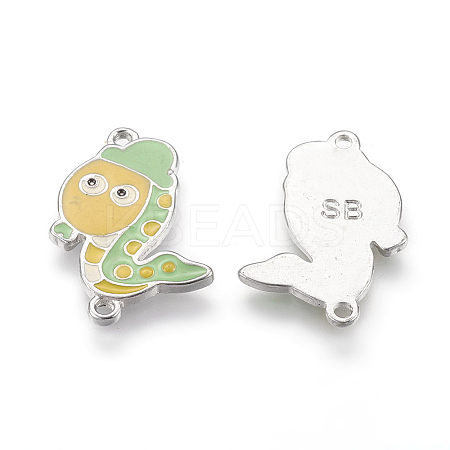 Alloy Enamel Kawaii Cartoon Snake Links LS-ENAM-2994-1