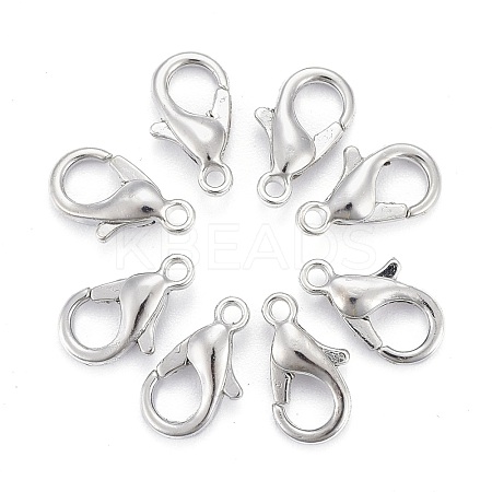 Zinc Alloy Lobster Claw Clasps E103-P-NF-1