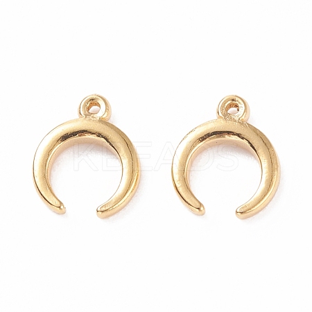PVD Vacuum Plating 304 Stainless Steel Charms STAS-B024-27G-1