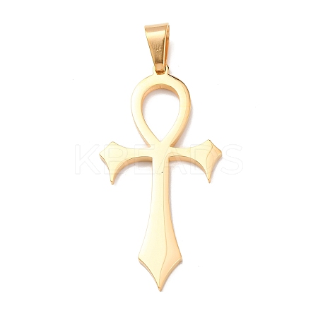 304 Stainless Steel Pendants STAS-P421-07G-1