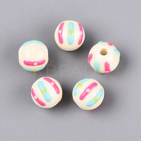 Handmade Porcelain Ceramic Beads PORC-Q005-03K-1