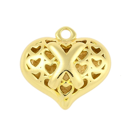 Hollow Brass Pendants for Valentine's Day KK-M289-03X-G-1