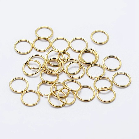925 Sterling Silver Saw Cut Open Jump Rings STER-F036-02G-0.4x5mm-1