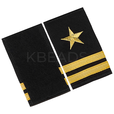 1 Pair Polyester Sailor Epaulettes DIY-BC0017-21B-1