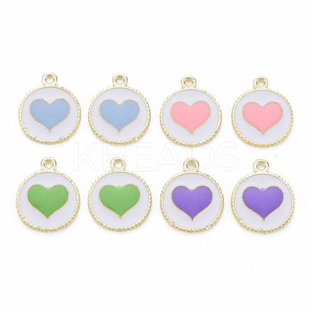 Alloy Enamel Pendants PALLOY-S181-039-NR-1