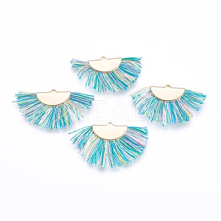 Nylon Tassel Pendants KK-F755-28G-03-NF-1