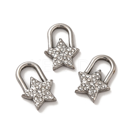 304 Stainless Steel Pendants STAS-Q001-07P-1