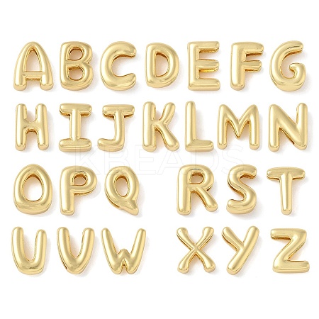 Brass Slider Charms KK-L243-33G-1