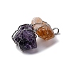 Natural Mixed Gemstone Nuggets Big Pendants G-K338-43P-3