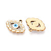 304 Stainless Steel Rhinestone Pendants STAS-N110-49A-G-2