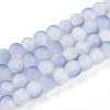 Crackle Glass Beads Strands GLAA-N009-8mm-07-1