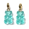 Bear Resin Pendant Decorations STAS-M092-01G-10-1