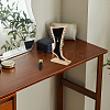 Foot Shaped Bamboo & Velvet Anklet Display Stands ODIS-WH0030-140A-6