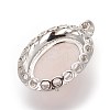 Natural Rose Quartz Jewelry Sets SJEW-P156-01-3