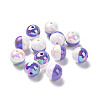 Two Tone Opaque Resin Beads RESI-A020-02A-2