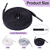 3 Pairs 3 Colors Polyester Cord Shoelace AJEW-TA0002-36A-4