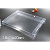 Transparent PVC Rectangle Favor Box Candy Treat Gift Box CON-WH0070-18B-2