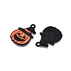 Halloween Theme Spray Painted Alloy Enamel Pendants LS-ENAM-T020-09A-1