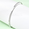 304 Stainless Steel Cuff Bangles BJEW-D388-01B-P-1