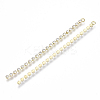 Brass Rhinestone Cup Chains Tassel Big Pendants KK-R129-10G-2