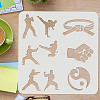 Plastic Reusable Drawing Painting Stencils Templates DIY-WH0172-922-3