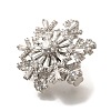Snowflake Rotatable Brooches for Women JEWB-B023-01P-3
