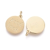 Ion Plating(IP) 304 Stainless Steel Charms STAS-I164-004G-3