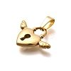304 Stainless Steel Pendants STAS-B079-02G-06-2