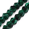 Synthetic Malachite Dyed Beads Strands G-T38-29-4