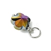 16Pcs 8 Colors Glass Charms PALLOY-JF03194-5