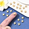 SHEGRACE Brass Beads XGR0110G-128G-5