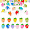 22Pcs 11 Colors Transparent Enamel Acrylic Beads TACR-TA0001-59-1
