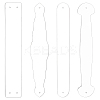 DIY Leather Purse Handle Acrylic Templates FIND-WH0420-105A-1