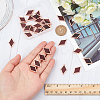 30Pcs Colored Glass Mosaic Tiles DIY-OC0009-43C-3