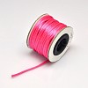 Round Nylon Satin Rattail Cord X-NWIR-O001-A-33-2