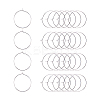 Brass Wine Glass Charm Rings Hoop Earrings KK-PH0028-01S-1