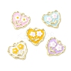Alloy Eanmel Pendants X-ENAM-D050-12G-1