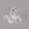 300Pcs Transparent Glass Round Bugle Beads GLAA-WH0015-74C-1