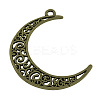 Tibetan Style Alloy Pendants TIBEP-R304-001AB-LF-1
