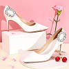 8Pcs 4 Styles Alloy Rhinestone Shoe Decoration FIND-GO0002-26-6