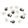 24Pcs 2 Colors Plastic Cabochons MRMJ-PJ0001-07-2